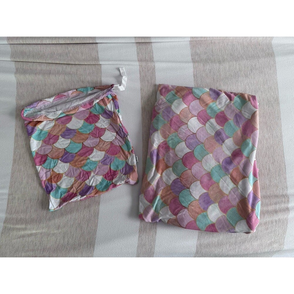 Little Sleepies Mermaid scales Crib Sheet